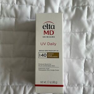 NIB New in Box Elta MD UV Daily Tinted Face Sunscreen spf 40
